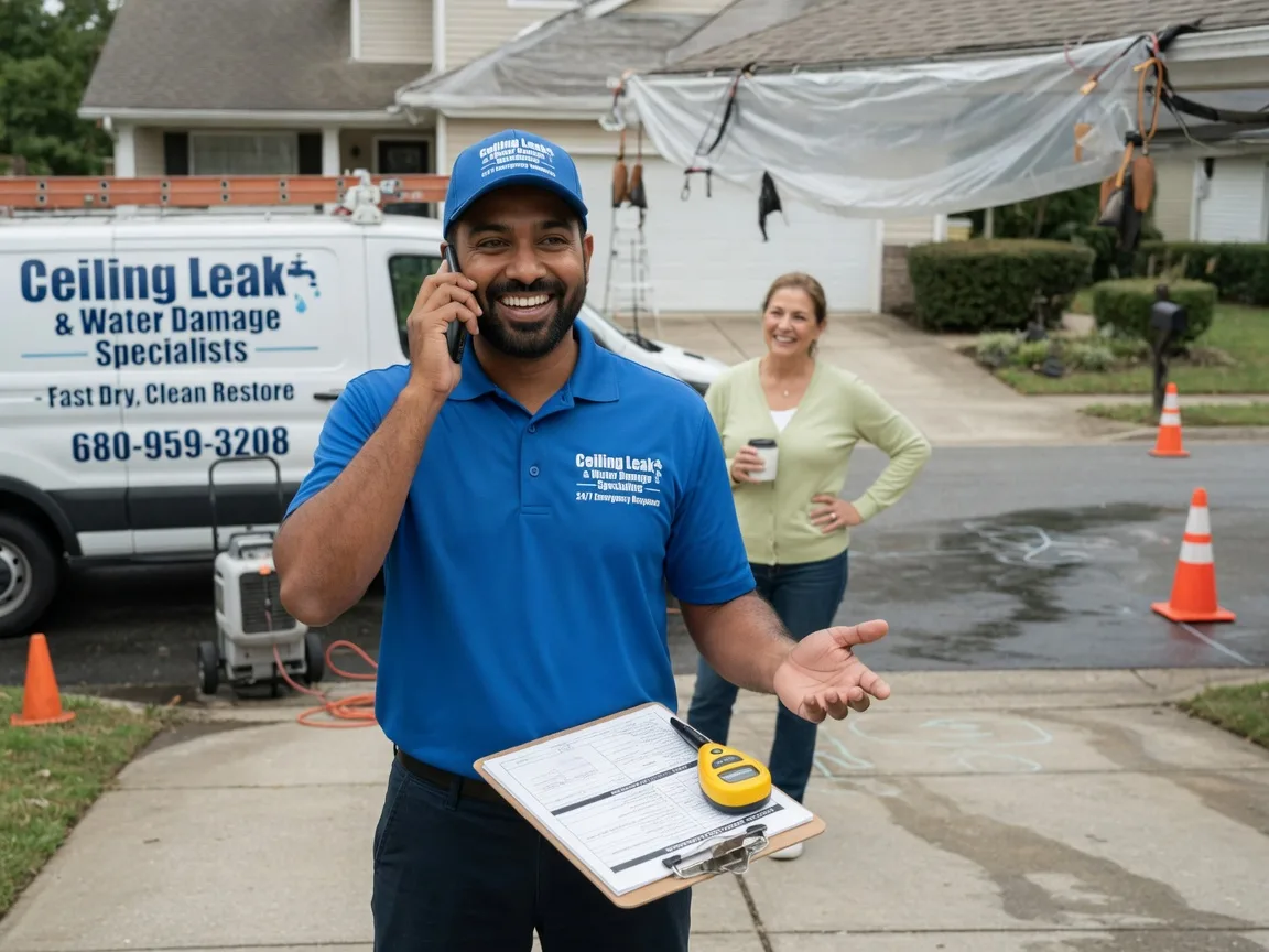 Ceiling Leak Cleanup Neshanic Station, NJ FAQs